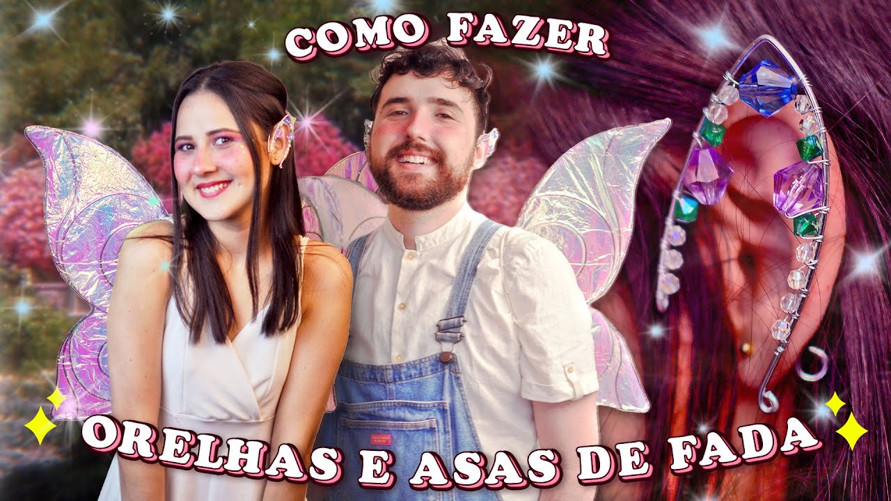 COMO FAZER ORELHAS E ASAS DE FADA - DIY Fairycore Aesthetic