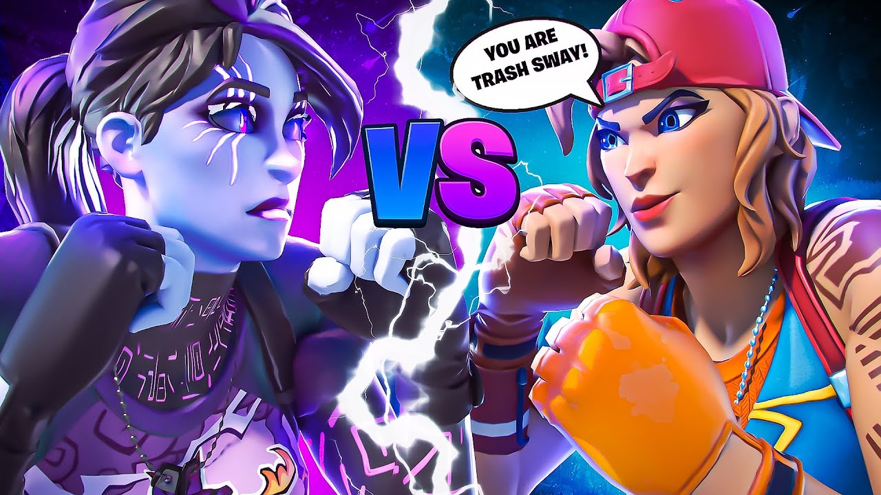 FaZeSway vs Biggest Trashtalker 1v1… (he destroyed him😂)