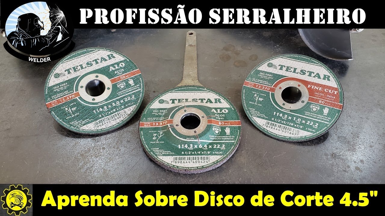Aprenda Usar Discos de Corte 4,5