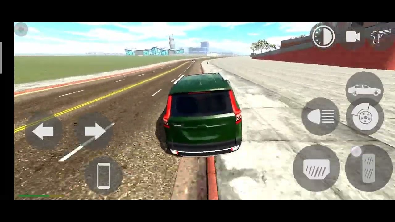 Indian bike and car game driving forest green colour Scorpio nguys do subscribe like  comment share