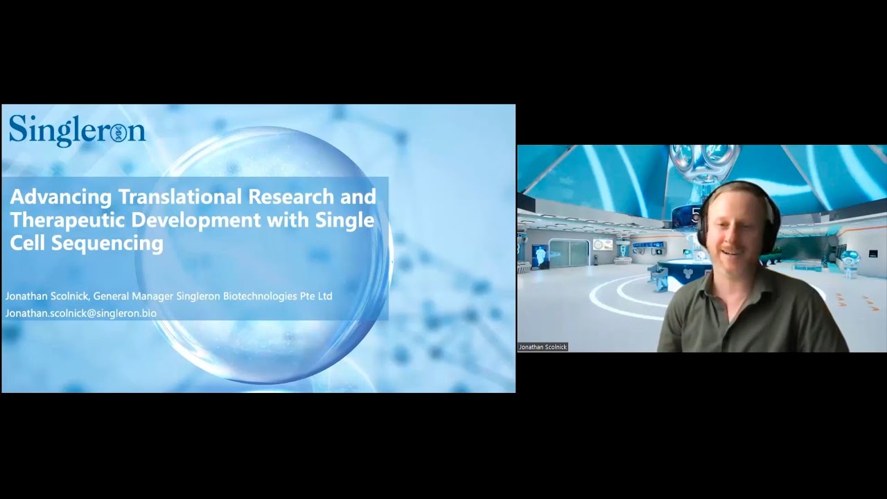 Multi-omics in Industry by Dr Jonathan Scolnick, General Manager of Singleron Singapore