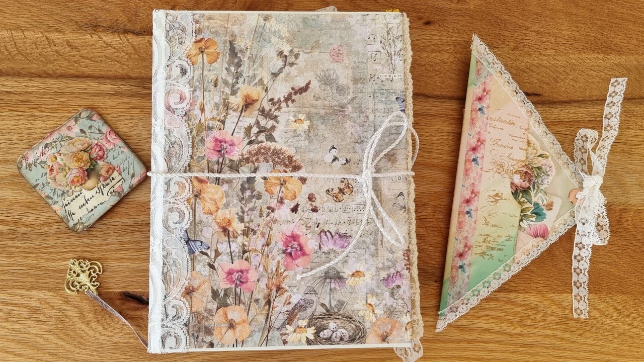Altered Book Flip Through  - letzte Seite machen wir zusammen - Junk Journal