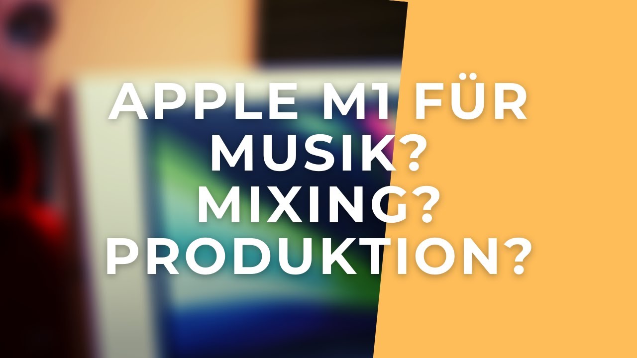 Apple M1 MacBook Pro Review f&uuml;r Musikproduktion, Mixing (Pro Tools/Cubase/Reason/Logic Pro)