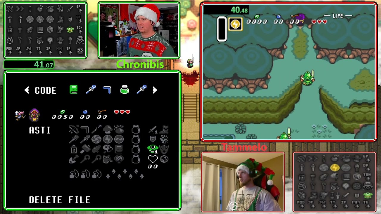Past Broadcast 12/18/2022: 🍁 LINK TO THE PAST RANDOMIZER RACE VS TAMMELO ~ LOSER GETS PUNISHED 🍁