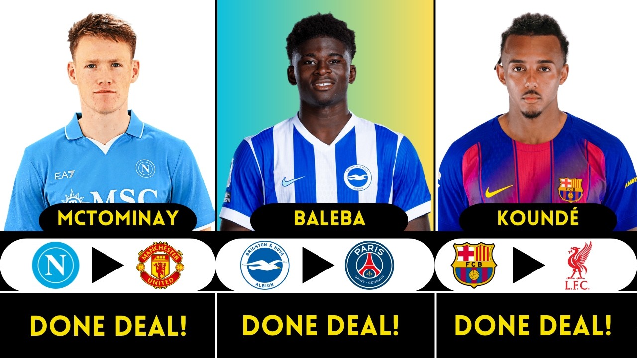 Latest Transfer News 2026 | New Transfers & Rumors Today 🚨🔥ft. McTominay, Baleba, Koundé...etc