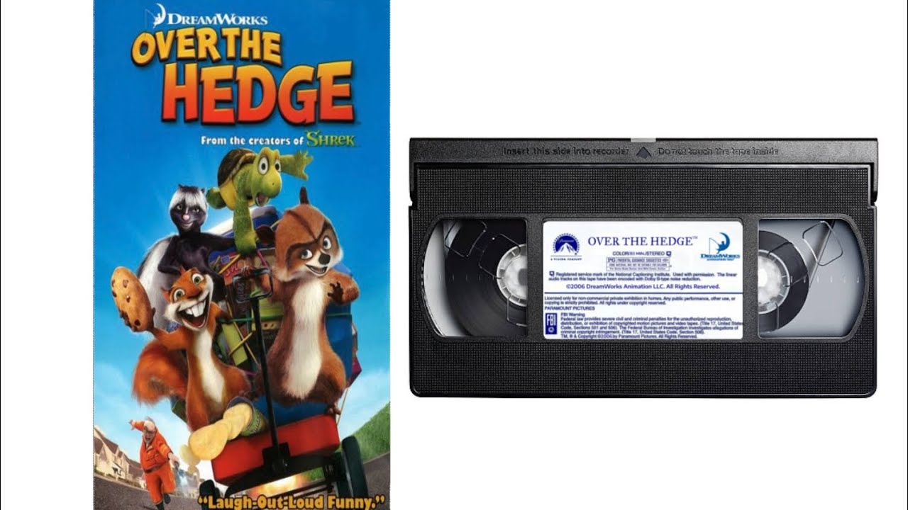 (CONCEPTUAL OPENING) Opening to Over the Hedge 2006 VHS