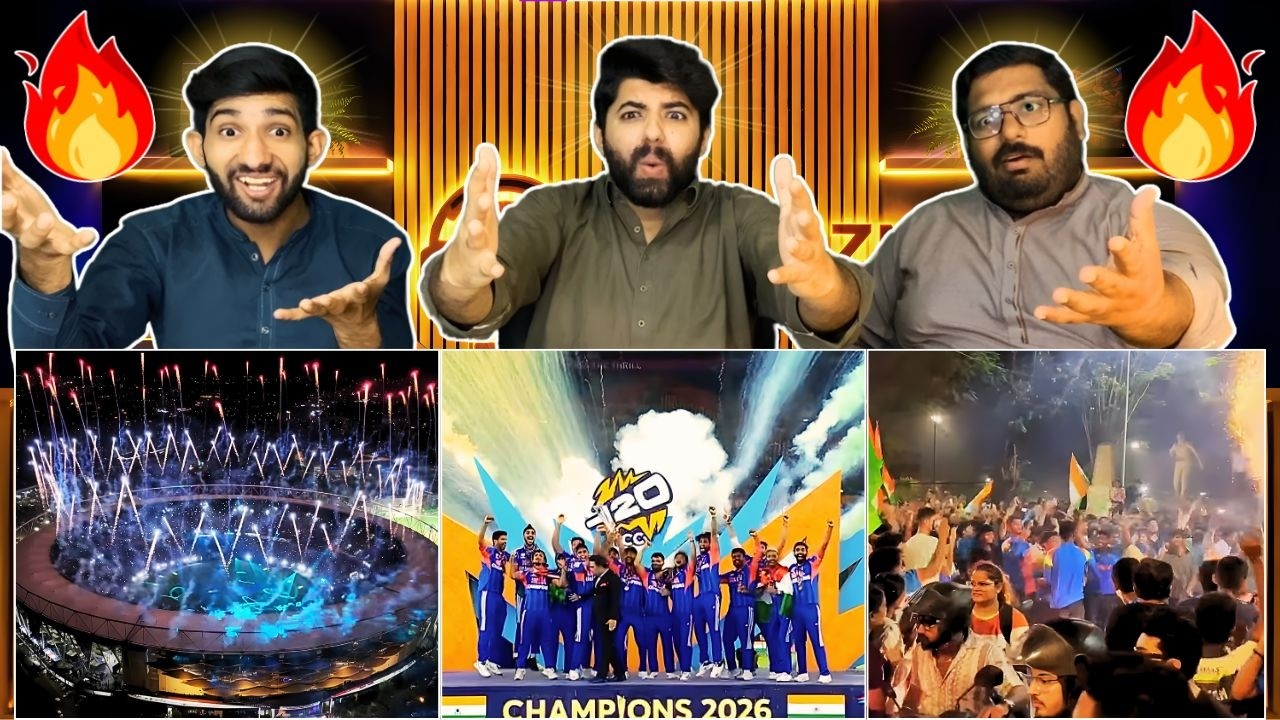 Reaction On T20 World Cup 2026 Final Celebration Ahmedabad | जश्न | Pakistani Reaction 🔥