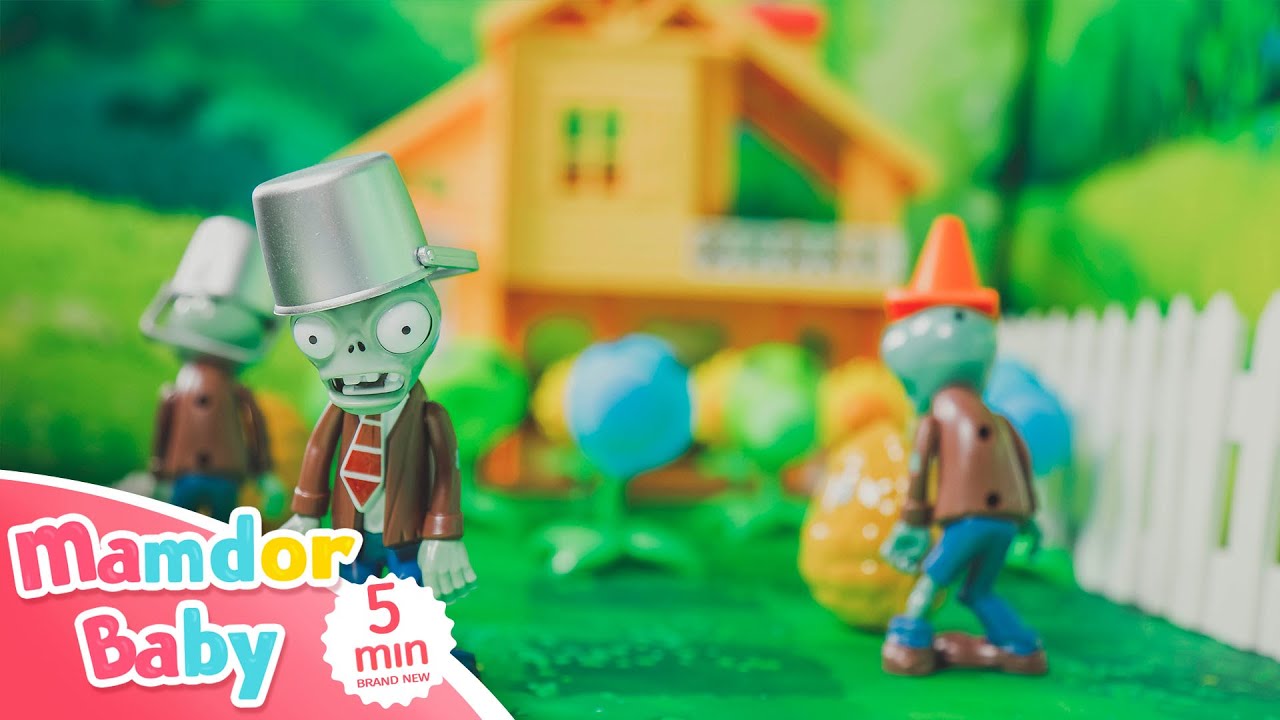 Plants vs. Zombies | Clay Play | Clay Crafts | Toys and Colors | Toys for Kids | Mamdor Baby❤️