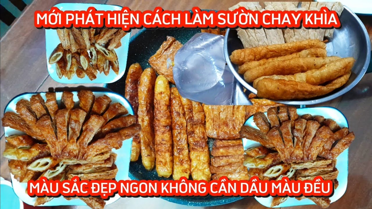 Mới Phát Hiện Cách Làm Món Khìa Chay Với Nước Dừa Màu Đẹp Không Cần Màu Đều