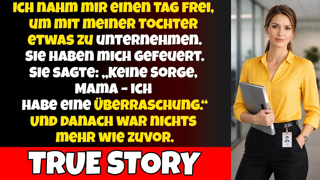 Sie feuerten sie für einen Tag mit ihrer Tochter – doch das Mädchen hatte einen Plan