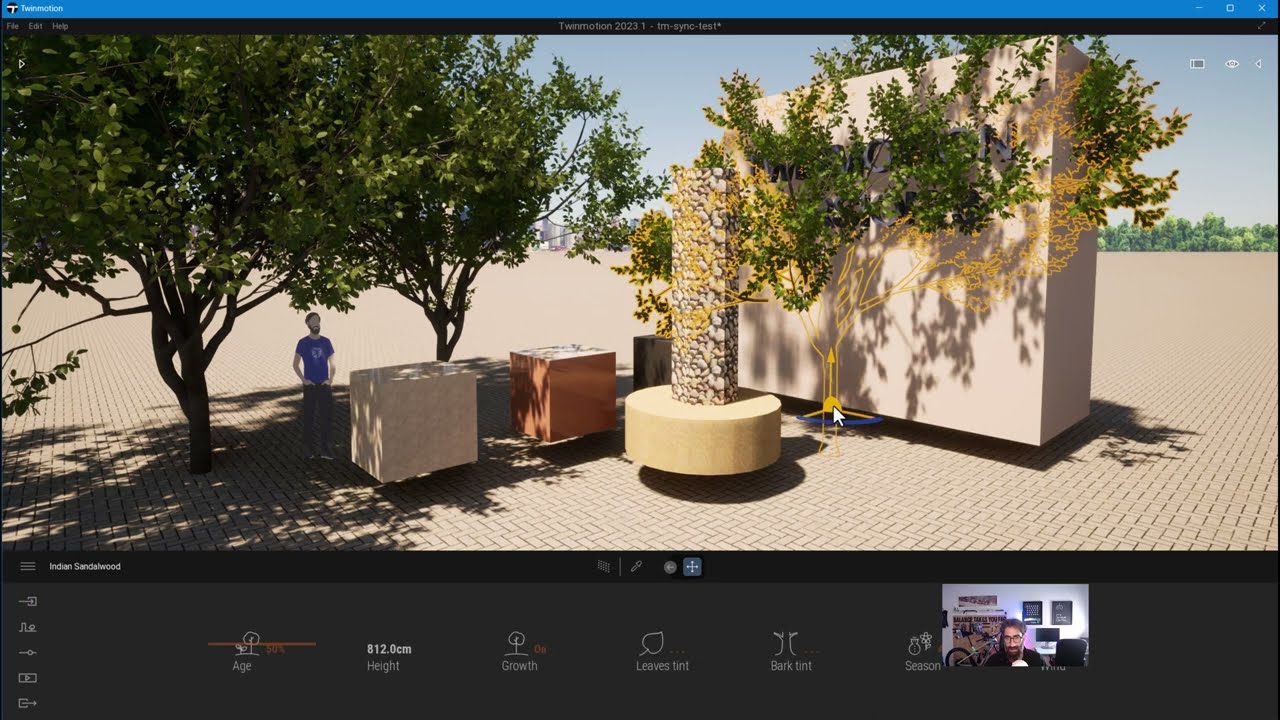 סנכרון קובץ תלת מימד עם טווינמושן - עדכונים חיים וצביעה