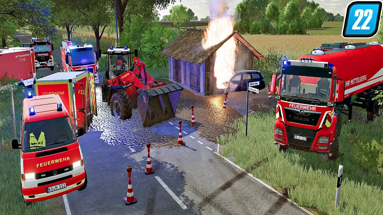 E-CALL Notruf! Der Super Einsatz für die Feuerwehr 🔥  | Ls22 Kandelin