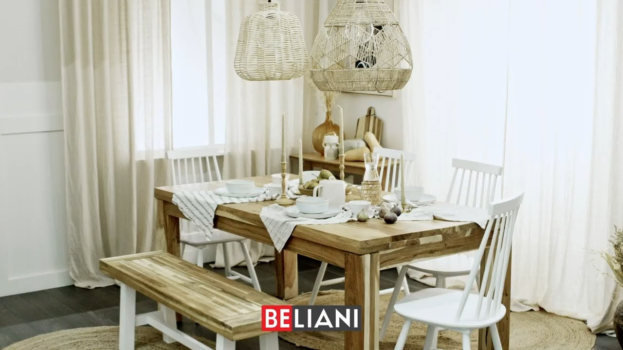 BELIANI - Rustic Dining Table