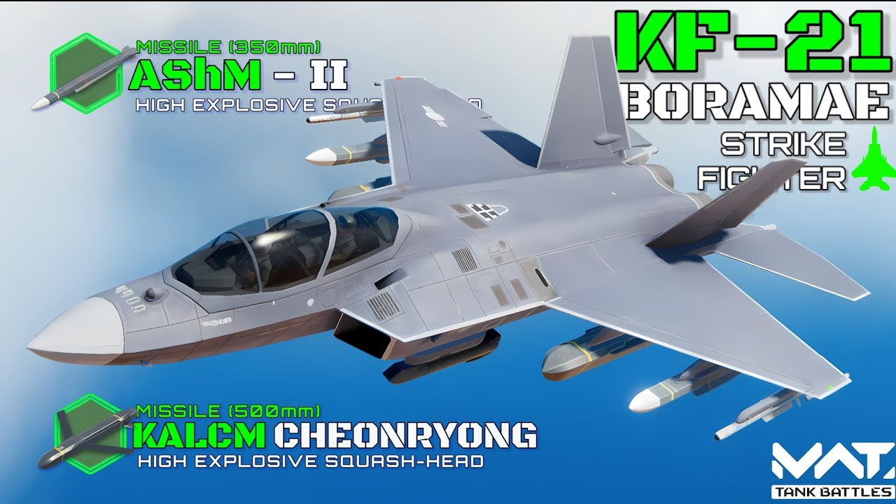 KF-21 Boramae &ndash; New VIP Battle Pass Strike Fighter Gameplay | MWT Tank Battles
