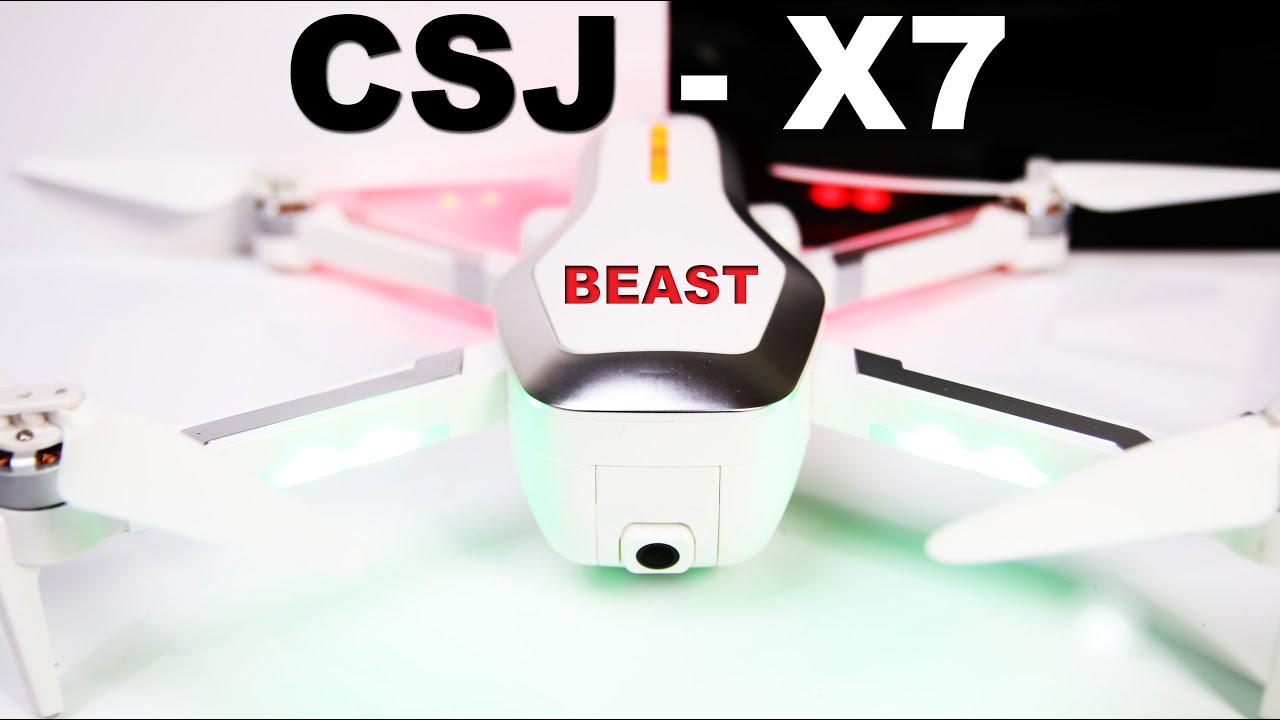 CSJ X7 GPS Camera Drone - Is it a BEAST? - A Very Popular full featured drone