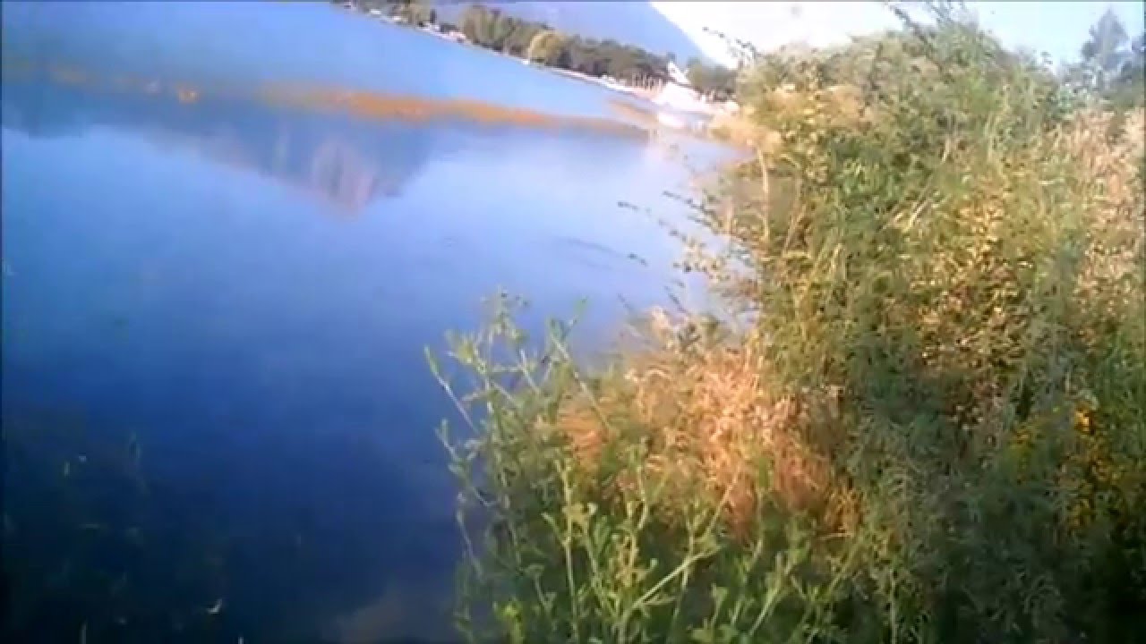 Plan d'eau Embrun  une belle matinée de  Pêche