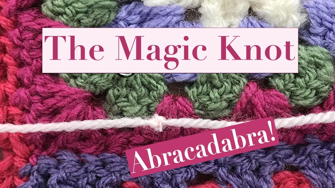 Magic Knot Tutorial: How to tie your yarn together without it pulling apart or coming undone.