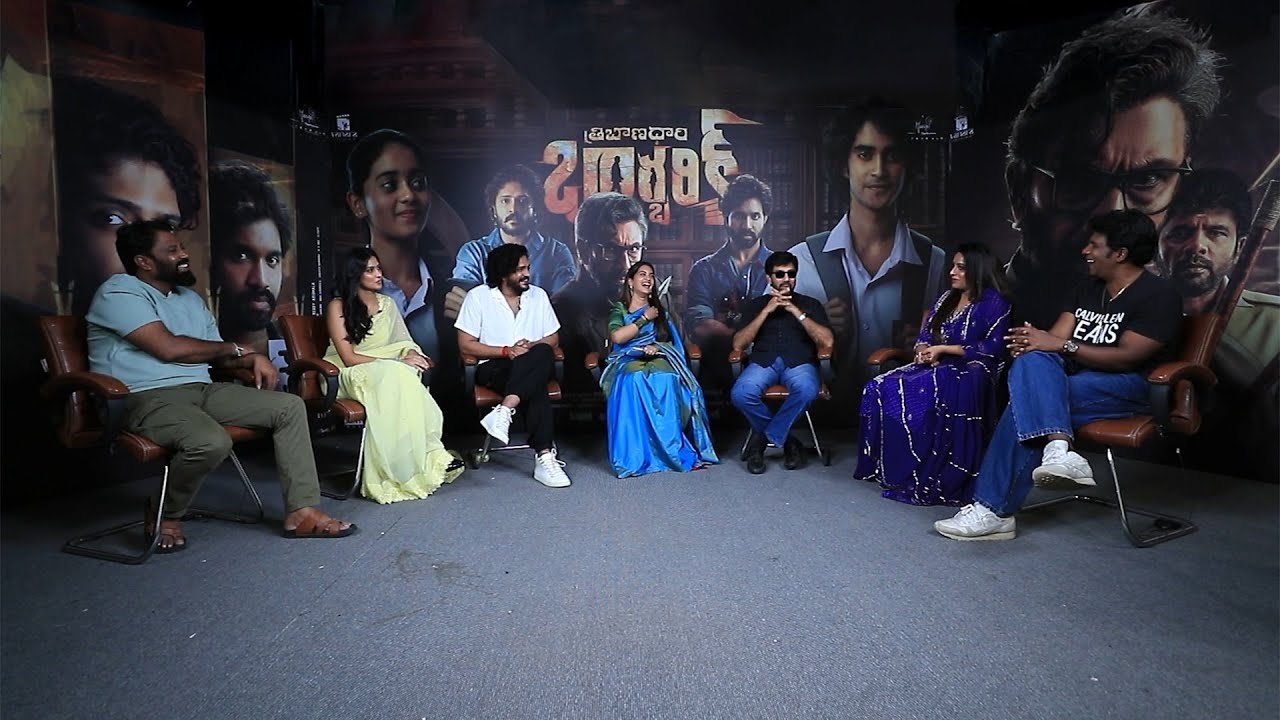 Tribanadhari Barbarik Movie Team Interview with Biggboss fame Sravanthi Chokarapu | Friday Poster