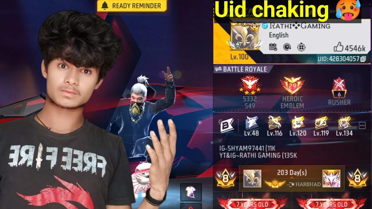 Sukoon Gaming  is live🔴Uid Chaking Reaction 🥵free Fire 