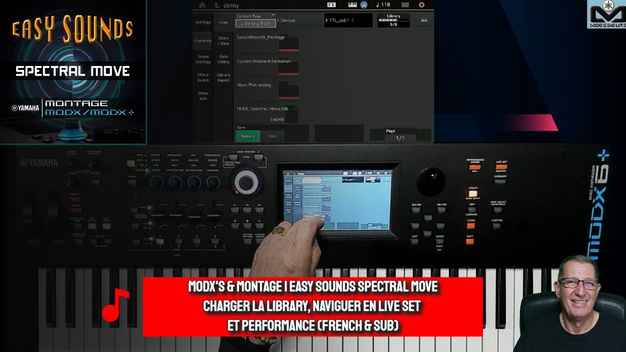 MODX+, MODX, Montage tutorial | Easy Sounds Spectral Move comment charger la banque (FR & Sub)  !