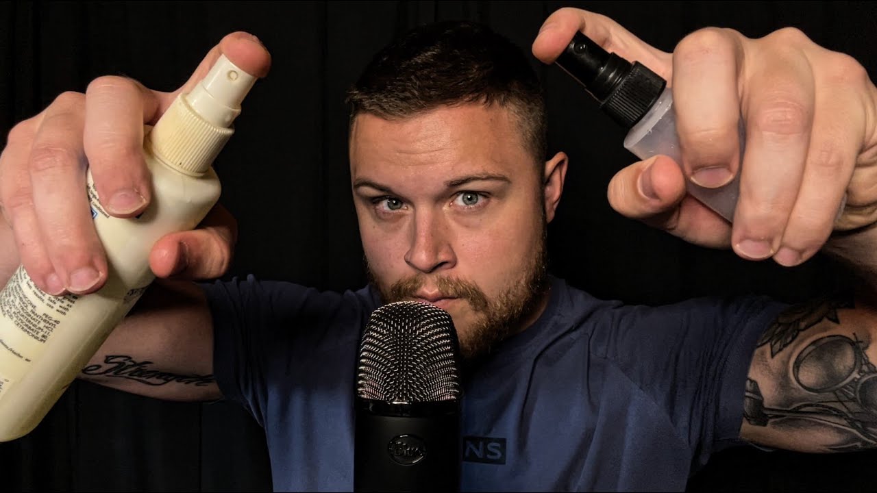 ASMR Spray Bottle Sounds - No Talking