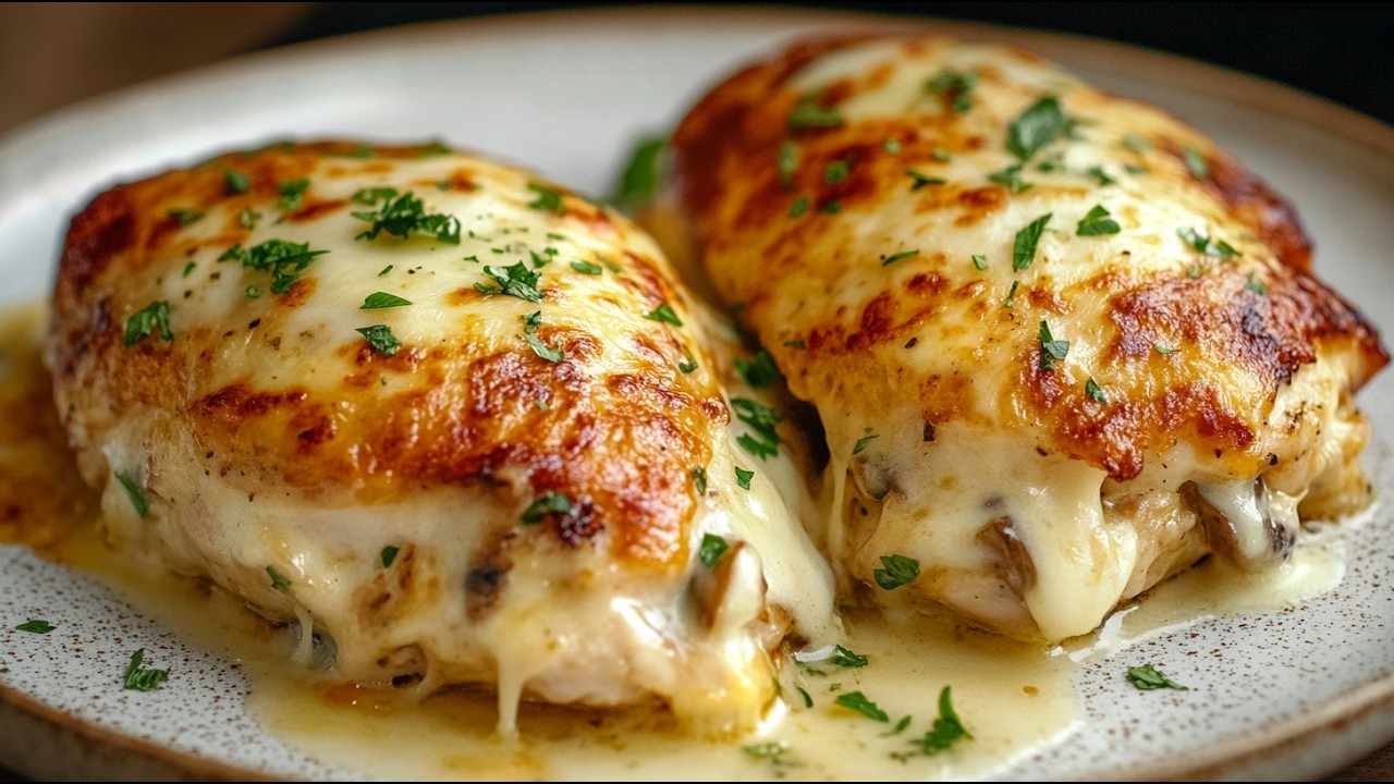 Невероятно вкусный фаршированный куриный филет — тает во рту! Лучше ресторана!