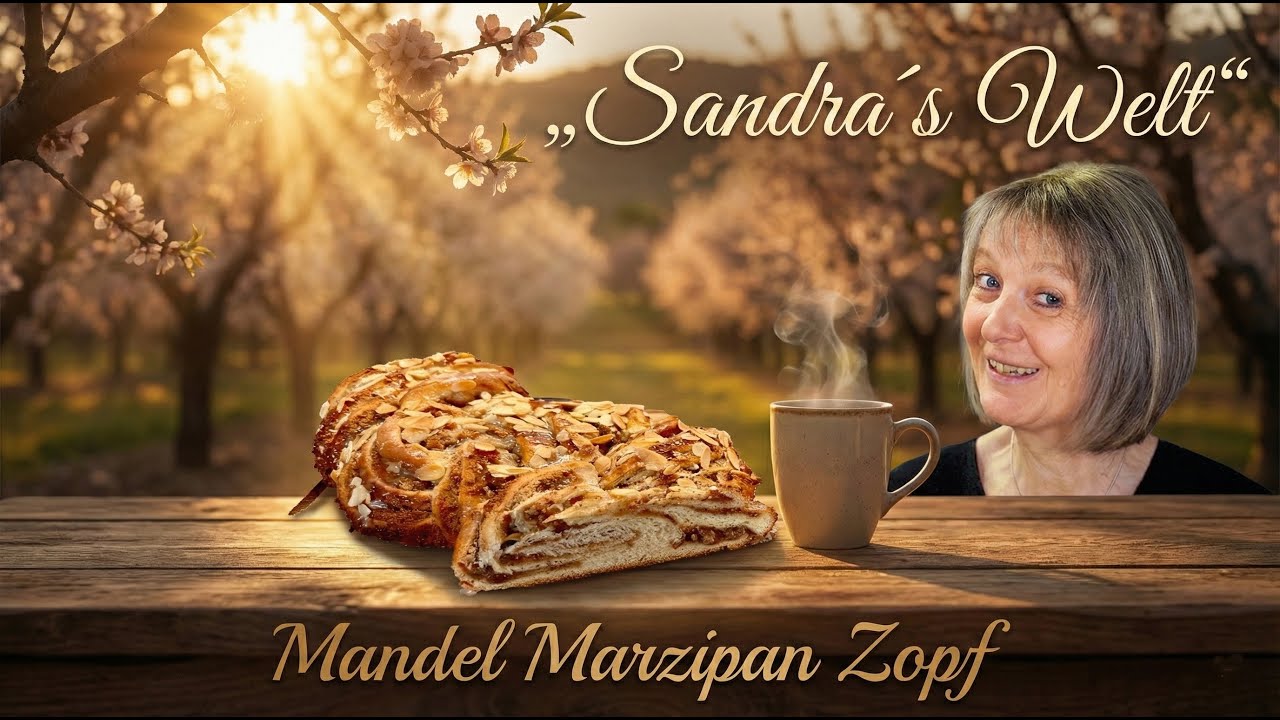 Mandel Marzipan Zopf backen – Der saftigste Hefezopf, den du je gegessen hast!