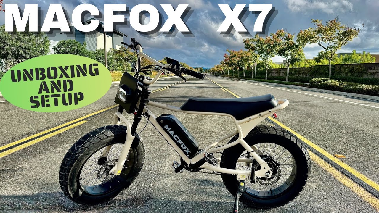 НОВИНКА! Обзор электровелосипеда MACFOX X7 — полная распаковка и сборка X7.