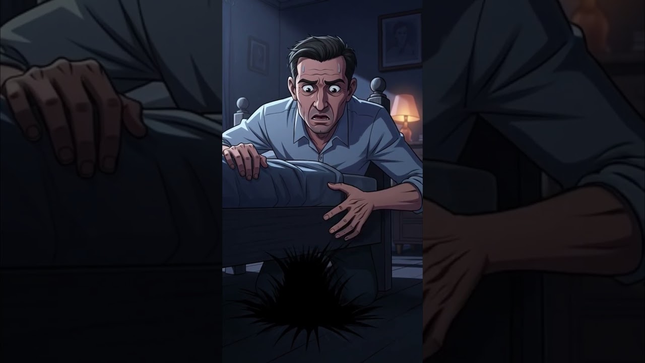 बिस्तर के नीचे कौन है? | Animated Horror Stories | Hindi Horror Stories | The Monster Under The Bed👻