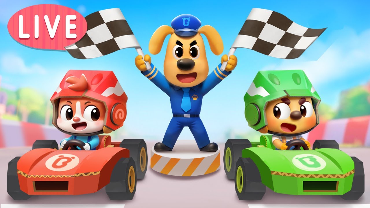 🔴LIVE | Cardboard Car Adventure | Cars for Kids | Police Cartoon | Sheriff Labrador