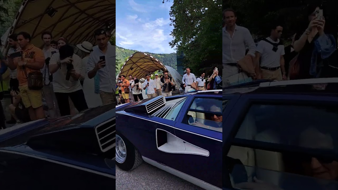 THE ALIENS HAVE ARRIVED #lamborghini #countach #v12 #violet #purple #event #como #supercars #luxury