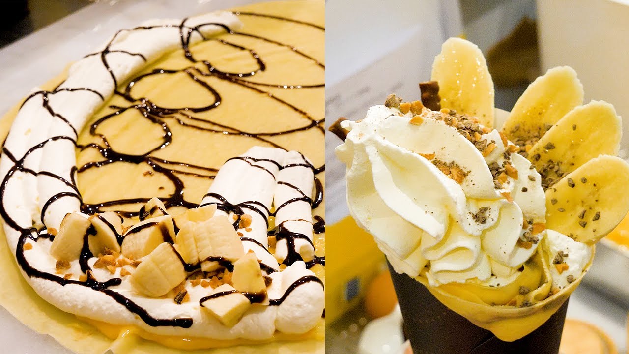 【初公開✨クレープ】🍦北海道産純正生クリームをたっぷり使ったソフトクリームみたいなクレープ🦄 [東京・北千住クレープ職人 | dessert crepes] Delicious fresh cream