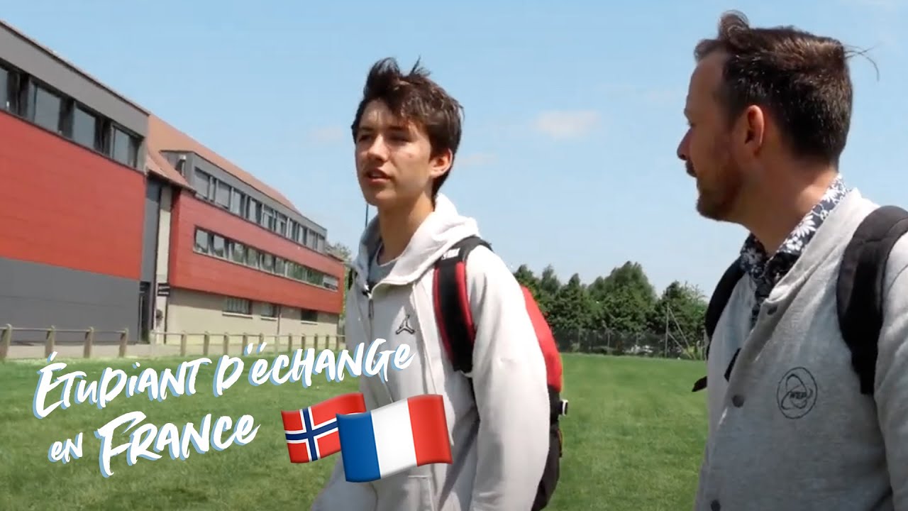 Un jeune Norvégien en immersion en France: portrait de Jonatan, étudiant d'échange
