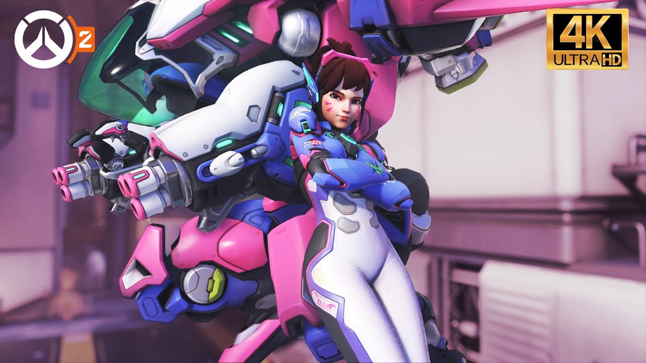 OVERWATCH 2 D.va GAMEPLAY | 4K HDR EPIC SETTINGS