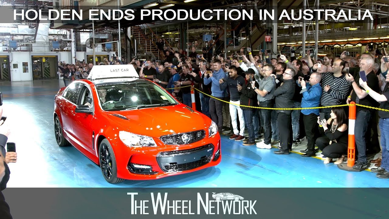 Holden End of Manufacturing in Australia - Last Commodore Rolls Off the Elizabeth line