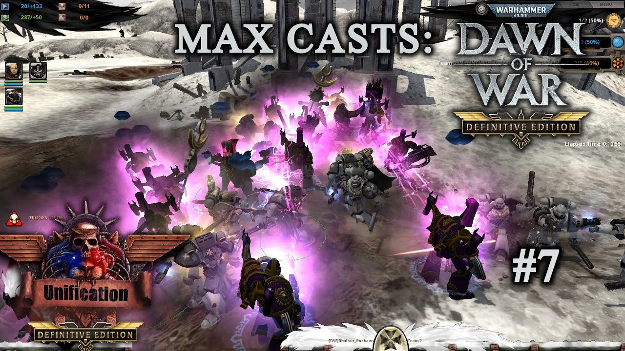 Max Casts: Dawn of War - Unification [v7.3.8 DE] # Emperor's Children VS Black Templars [PvP][1vs1]