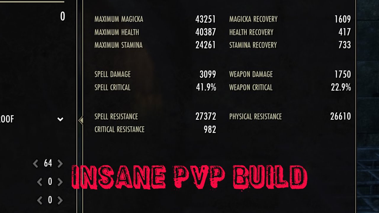 ESO PVP Sewer Rat Magic Nightblade Sap Tank Build (Updated)