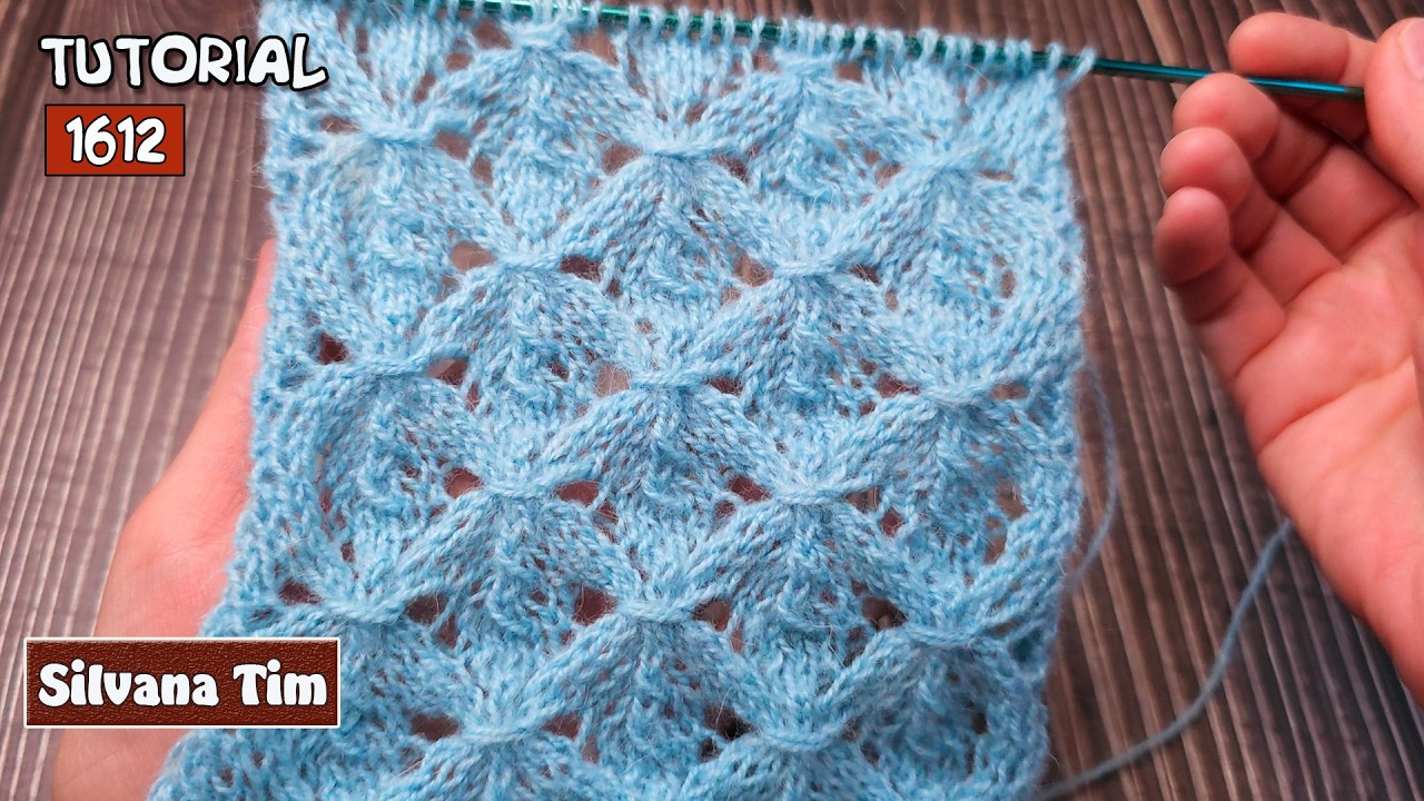 Aprendé a Tejer Punto Rombos 💠 Patron de tejido a dos agujas 🌿 #dosagujas #knitting #principiantes