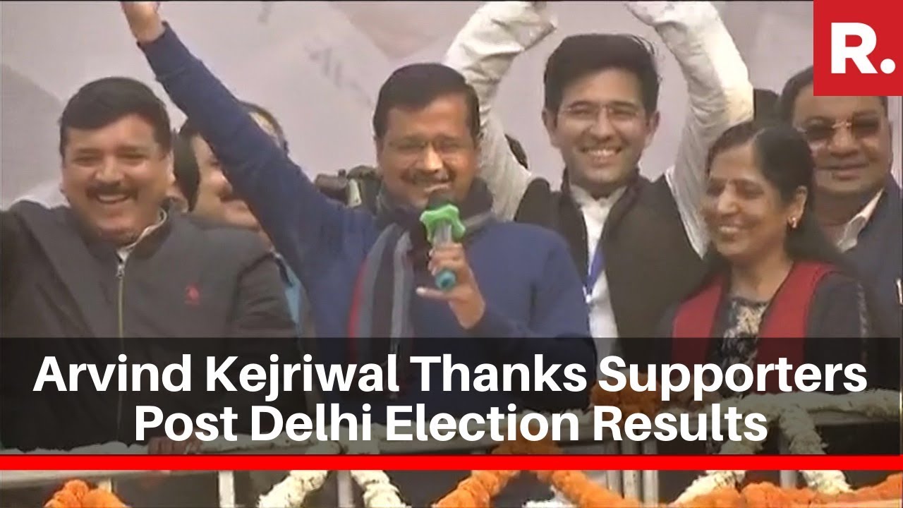 Arvind Kejriwal's Delhi Election Victory Speech: 'Delhi-Walo, I Love You,' Resounds AAP Chief