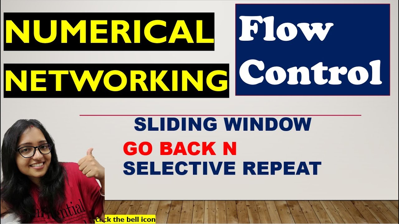 Network Flow Control Numerical | Sliding Window | Go back N | Stop and Wait | Computer Networks