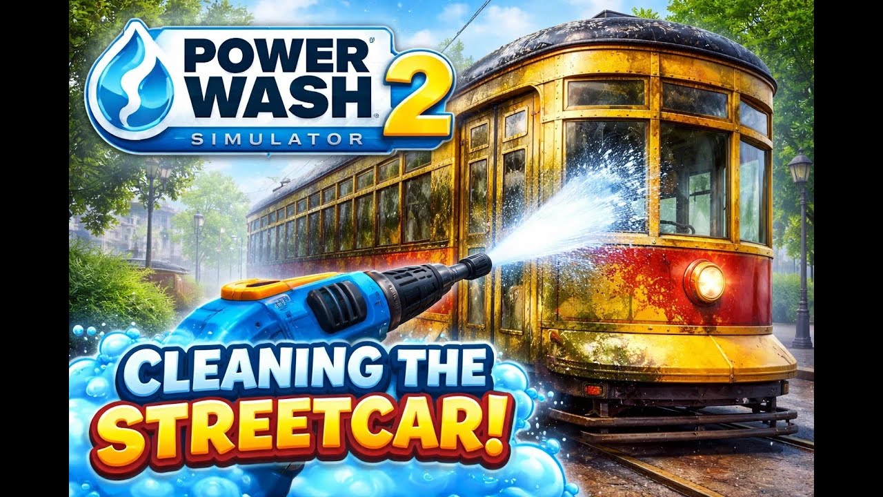 PowerWash Simulator 2 Gameplay | Satisfying Streetcar Cleaning 🚋💦