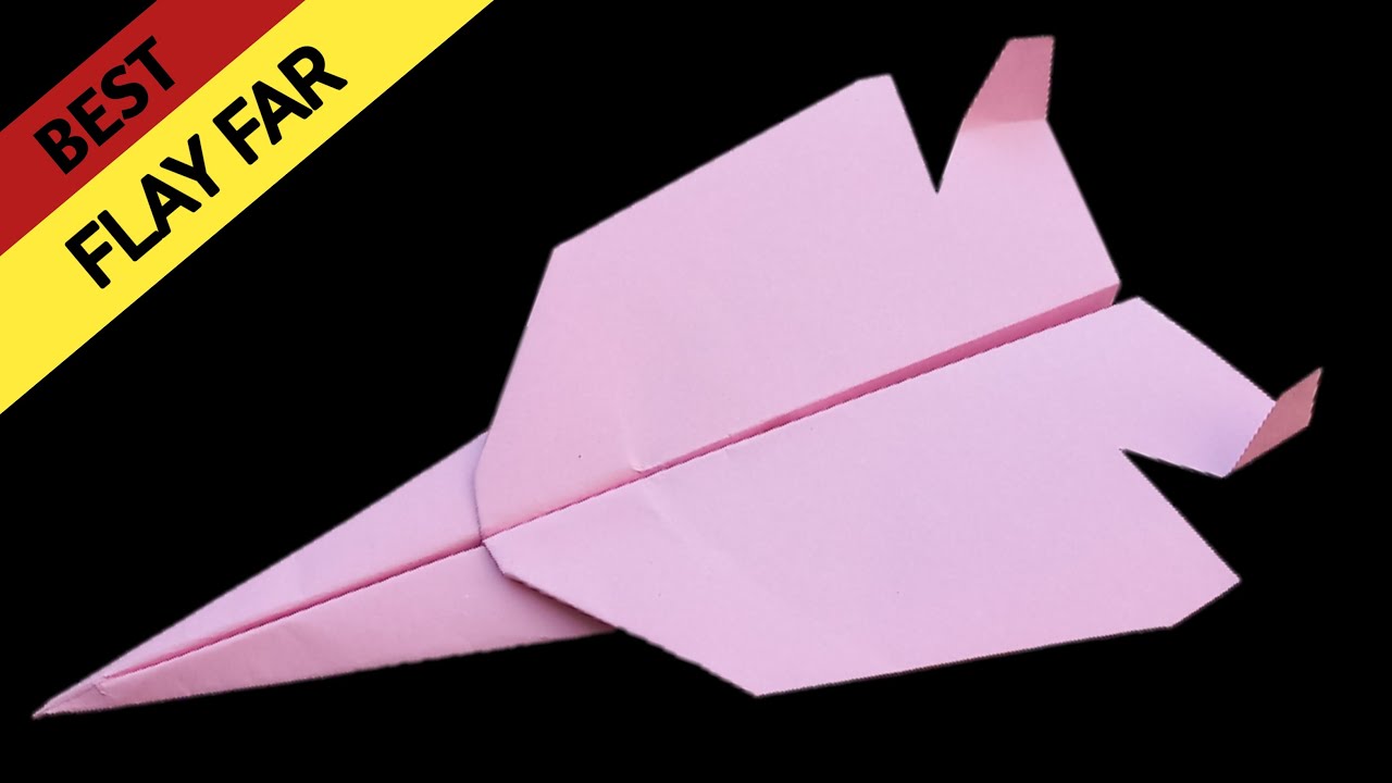How To Make a Paper Airplane Easy That Flies far | Best Paper Airplane Easy Simple Paper Airplane