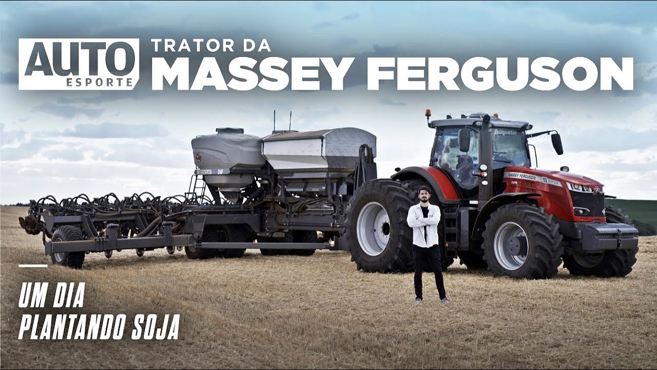 O maior trator da Massey Ferguson no mundo tem muito em comum com seu carro!
