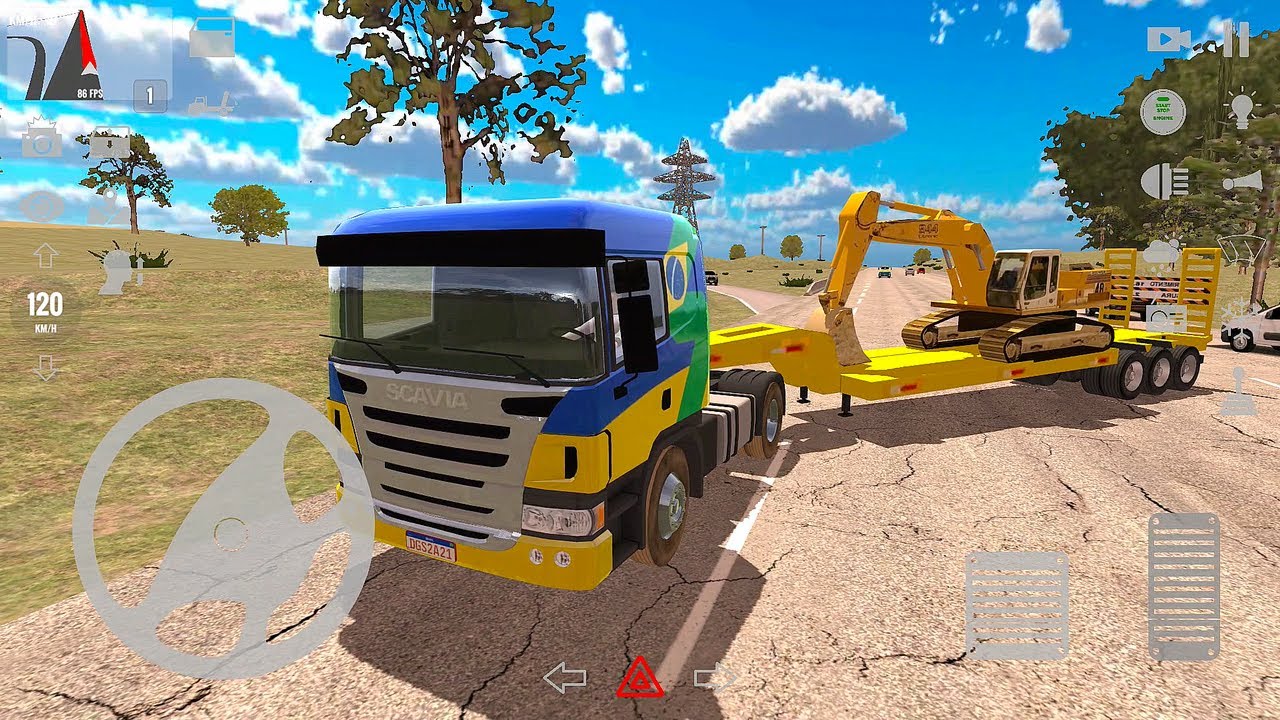 Nas Estradas do Brasil 2023 | Scania Truck Transport Excavator to Lorenzo Entregas