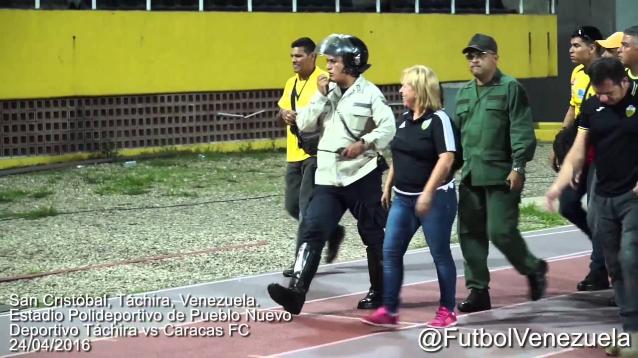 Incidentes juego Deportivo Táchira vs Caracas FC 24/04/2016
