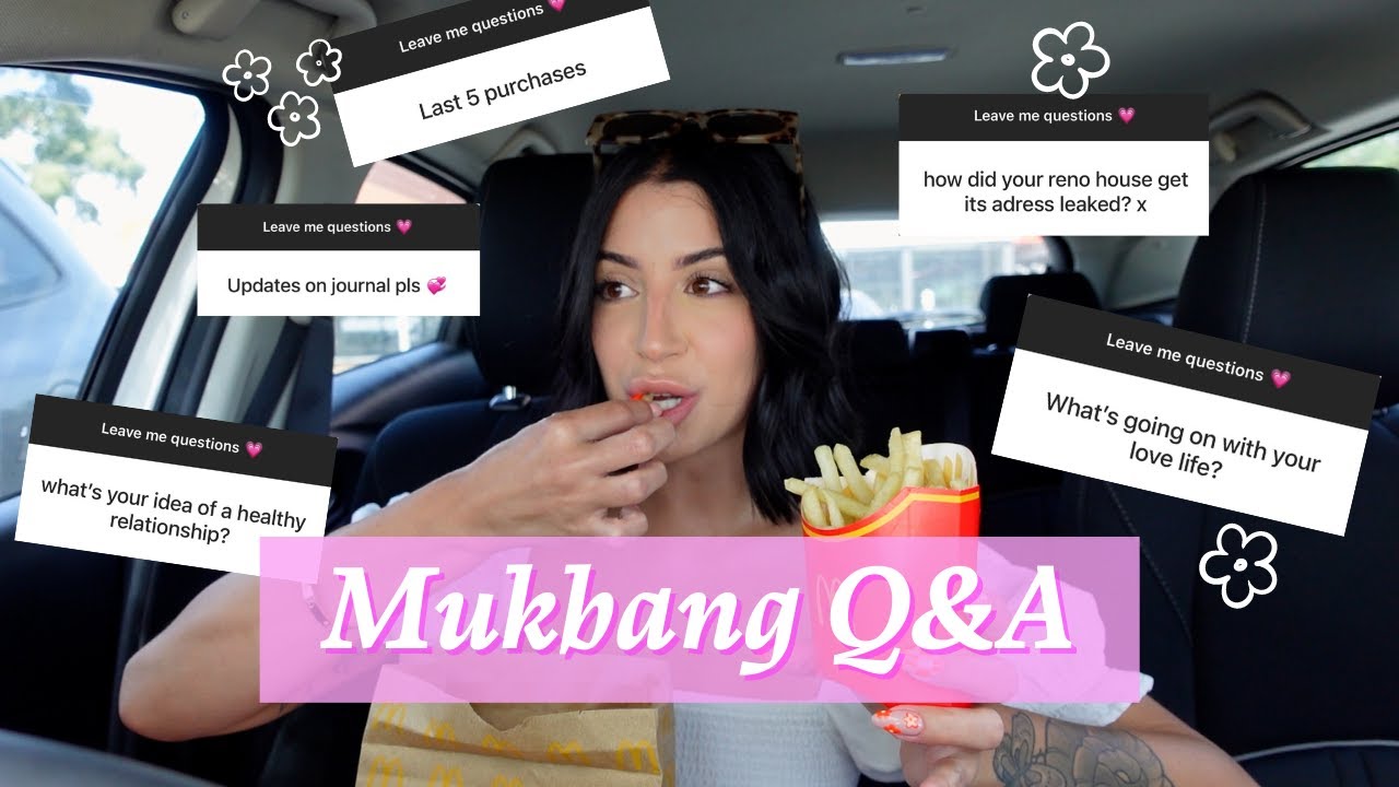 Mukbang - ordering what the car in front orders & life update | Adele Maree