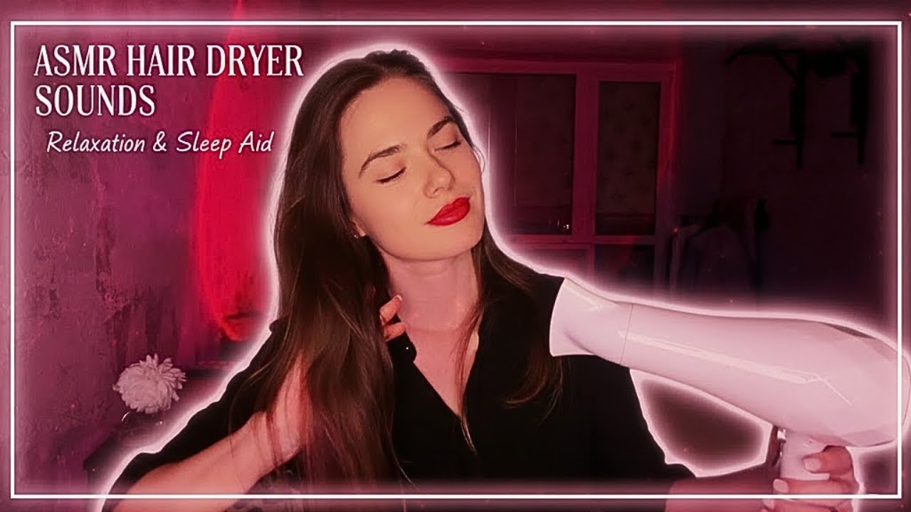 Stress Relieving Hair Dryer Sound ASMR for a Cozy Sleep - 4 HOURS, No Ads!