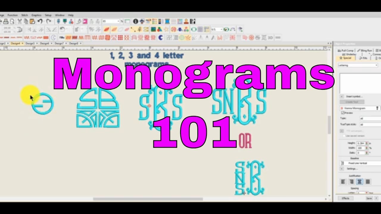 How much do you know about machine embroidered monograms?  Pop Quiz!