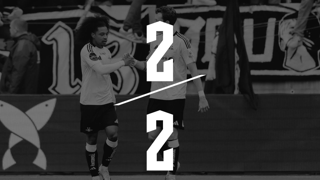 Nesten i Rosenes by | Molde - Rosenborg 2-2 | Highlights