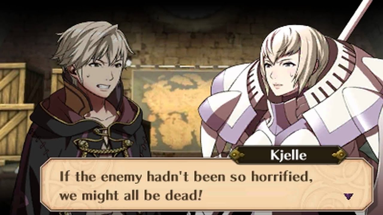 Fire Emblem Awakening - Male Avatar (Father) & Kjelle (Daughter) Support Conversations